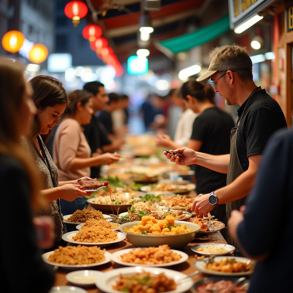 Sydney Explorer food tour in Chinatown markets